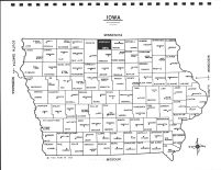 Iowa State Map, Winnebago County 1983